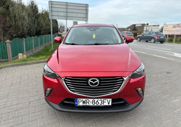 Mazda CX-3 cena 66900 przebieg: 103690, rok produkcji 2017 z Sędziszów Małopolski małe 301